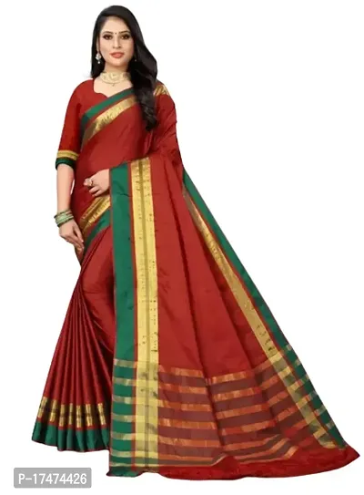 Cotton Silk Lace Work Saree with Blouse piece