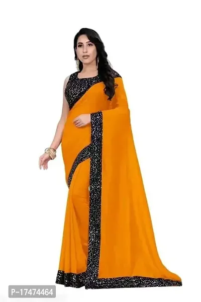 Cotton Silk Lace Work Saree with Blouse piece-thumb0