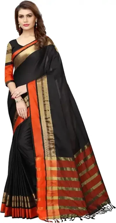 Soft Cotton Silk Sarees with Blouse Piece