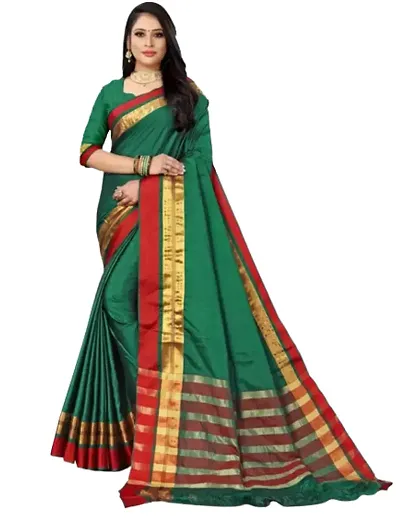 Silk Woven Design Saree with Blouse piece