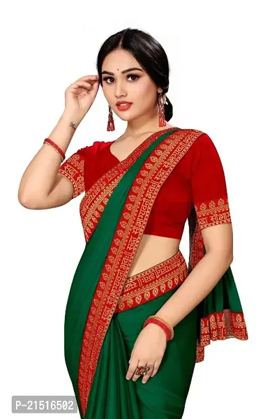 Art Silk Lace Work Saree with Blouse piece