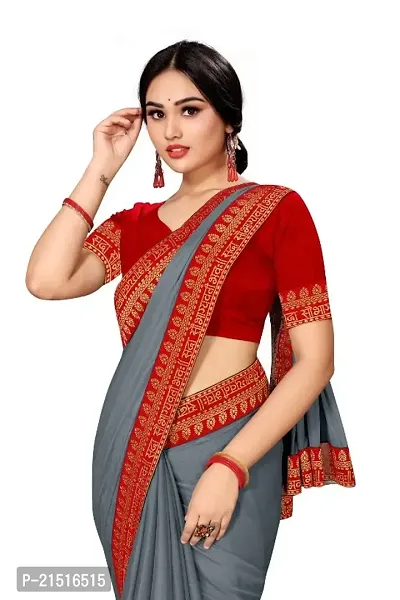 Art Silk Lace Work Saree with Blouse piece