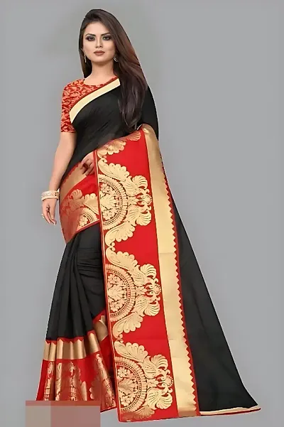 Silk Woven Design Saree with Blouse piece