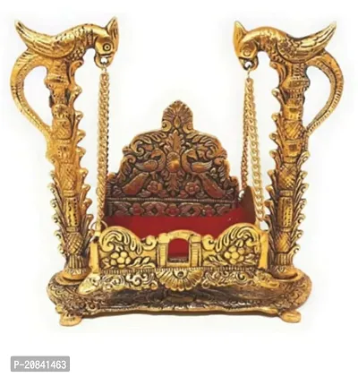 Gold Metal Handicraft Pooja Jhula-thumb0