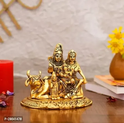 Shiva Faimly With Kartik Ganesh Decor Idol-thumb0