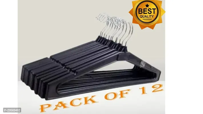 Modern Hard Steel Cloth Hanger Pack of 12