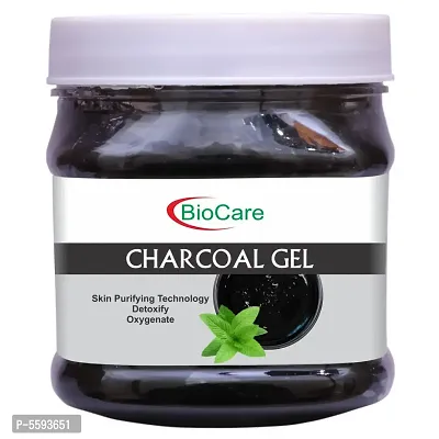 Biocare Charcoal Gel Skin Purifying Technology Detoxify Oxygenate 500Ml