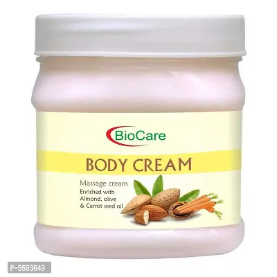 Biocare Body Massage Cream Enriched With Almond, Olive  Carrot Seed Oil 500Ml-thumb0