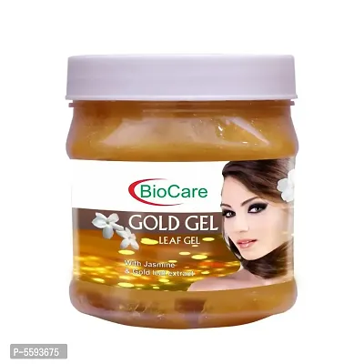 Biocare Gold Gel Leaf Gel With Jasmine  Gold Leaf Extract 500Ml-thumb0