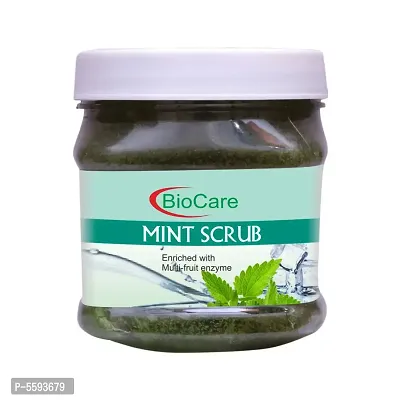 Biocare Mint Scrub Enriched With Multi-Fruit Enzyme 500Ml