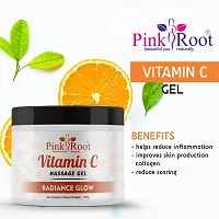 Pink Root Vitamin C Massage Gel 100gm With Apple Oil Balancing Facewash 100ml-thumb1