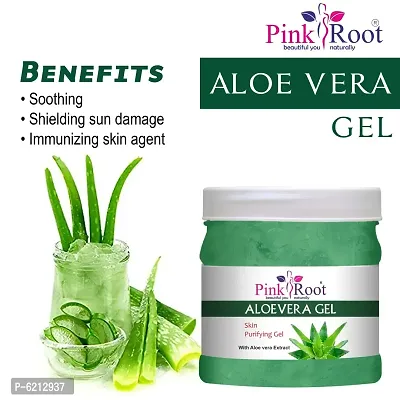 Pink Root Aloevera Gel Skin Purifying Gel With Aloe Vera Extract - 500 Grams-thumb4