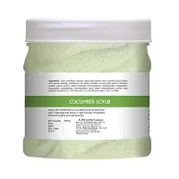 Pink Root Cucumber Scrub With Skin Whitening And Cucumber Extracts - 500 ml-thumb2