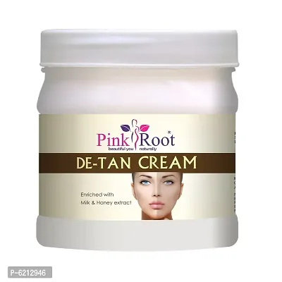 Pink Root De-Tan Cream Enriched With Milk And Honey Extract - 500 Grams-thumb0
