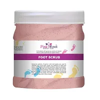 Pink Root Foot Scrub With Apricot Jojoba And Organic Rosemary - 500 ml-thumb1