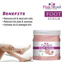 Pink Root Foot Scrub With Apricot Jojoba And Organic Rosemary - 500 ml-thumb3