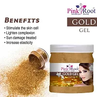 Pink Root Gold Gel Leaf Gel With Jasmine And Gold Leaf Extract - 500 Grams-thumb3