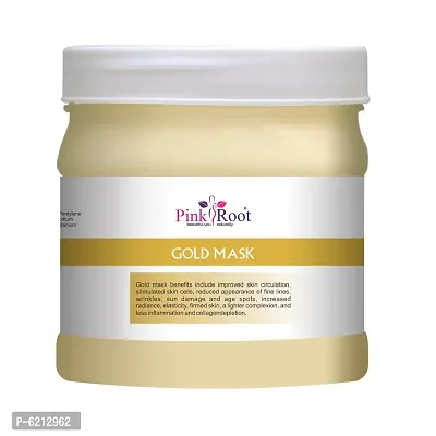 Pink Root Gold Mask Enriched With Orange Peel And Gold Dust - 500 Grams-thumb2