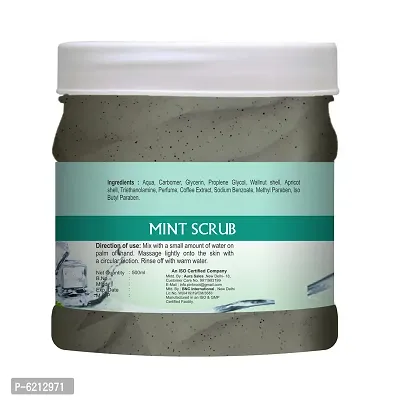 Pink Root Mint Scrub Enriched With Multi-Fruit Enzyme - 500 ml-thumb3