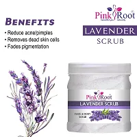 Pink Root Lavender Scrub Face And Body Scrub - 500 ml-thumb3