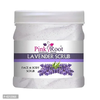 Pink Root Lavender Scrub Face And Body Scrub - 500 ml