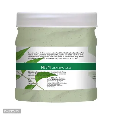Pink Root Neem Scrub Cleansing Scrub Enriched With Natural Cleansing Exfoliant - 500 ml-thumb3