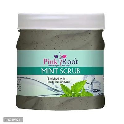 Pink Root Mint Scrub Enriched With Multi-Fruit Enzyme - 500 ml-thumb0