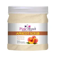 Pink Root Apricot Scrub 500 Grams with Pink Root Shea Butter Scrub 500 Grams Combo-thumb1