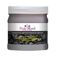 Pink Root Charcoal Cream 500 Grams with Pink Root Mix Fruit Cream 500 Grams Combo-thumb1