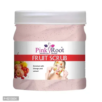 Pink Root Aloevera Gel Scrub 500 Grams with Pink Root Mix Fruit Scrub 500 ml Combo-thumb3