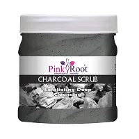 Pink Root Charcoal Mask 500g with Pink Root Charcoal Scrub 500g Combo-thumb2