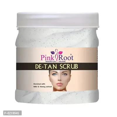 Pink Root De-Tan Scrub 500g with Pink Root Diamond Gel 500g Combo-thumb2