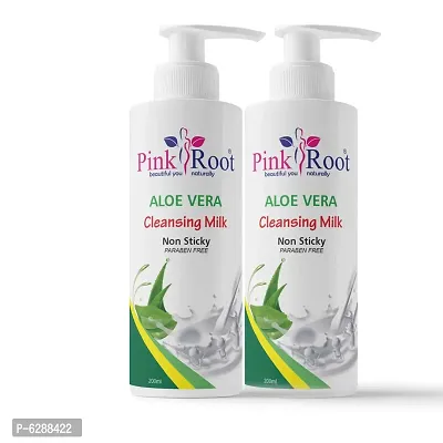 Pink Root Aloe Vera Cleansing Milk 200 ml With Pink Root Aloe Vera Cleansing Milk 200 ml-thumb0