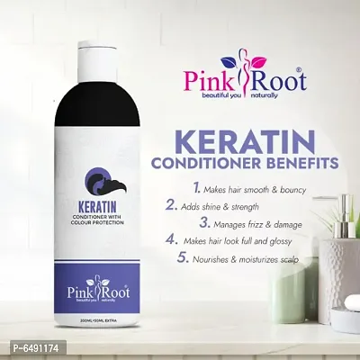 Pink Root Keratin Shampoo Conditioner With Amla Oil 100ml-thumb3