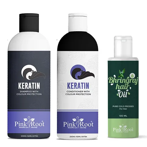 Best Selling Keratin Shampoo Combo With Conditioner And Oil