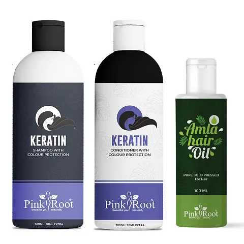 Best Selling Keratin Shampoo Combo With Conditioner And Oil