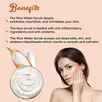 Essential Pink Root Rice Water Face  Body Scrub 100Gm-thumb1