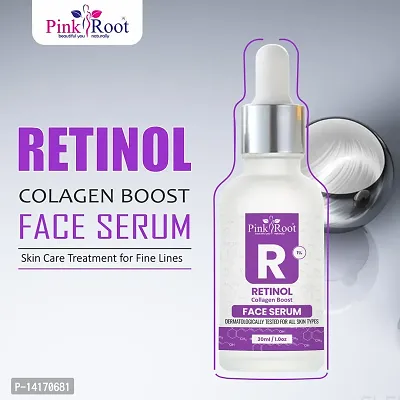 Essential Pink Root Retinol Collagen Boost Face Serum 30Ml-thumb3