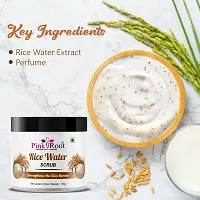 Essential Pink Root Rice Water Face  Body Scrub 100Gm-thumb3