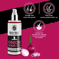 Mister Beard Onion Hair Oil, For Hair Growth, Anti-Hair Fall, Healthy Scalp, Conditioning, Removing Lice, Prevents Greying, 100Ml-thumb2