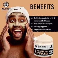 Mister Beard Blackhead Scrub 100Gm|Remove Blackheads And Provides You Clear Skin-thumb1