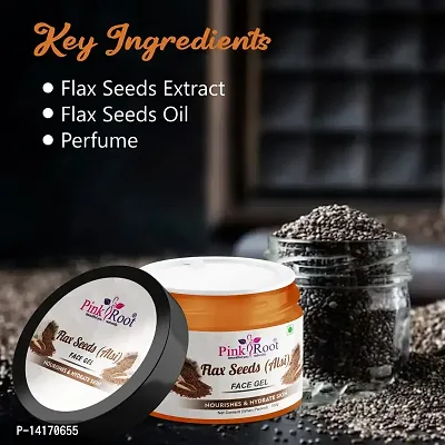 Essential Pink Root Flax Seeds Face Gel 100Ml-thumb4