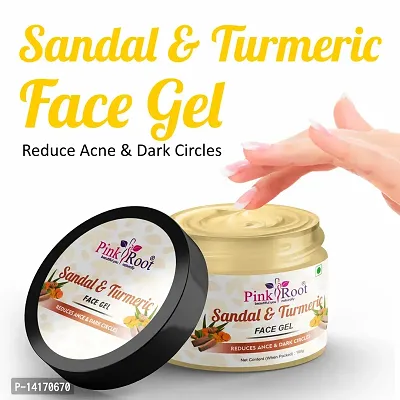 Essential Pink Root Sandal  Turmeric Face Gel 100Ml-thumb3