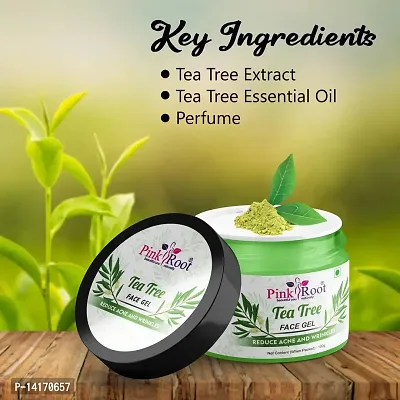 Essential Pink Root Tea Tree Face Gel 100Ml-thumb4