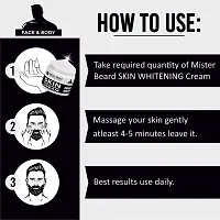 Mister Beard Skin Whitening Cream 100Gm|Removes Fine Lines And Tanning, Lightens, Nourishes Skin-thumb4