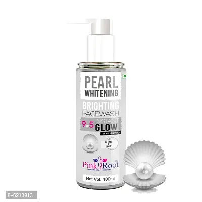 Pink Root Pearl Whitening Face Wash - 100 ml-thumb0