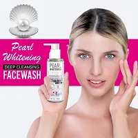 Pink Root Pearl Whitening Face Wash - 100 ml-thumb1