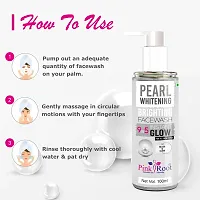 Pink Root Pearl Whitening Face Wash - 100 ml-thumb4