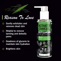 Pink Root Activated Charcoal Deep Cleansing Face Wash 100ml-thumb1