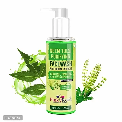 Pink Root Neem Tulsi Purifying Face Wash 100ml